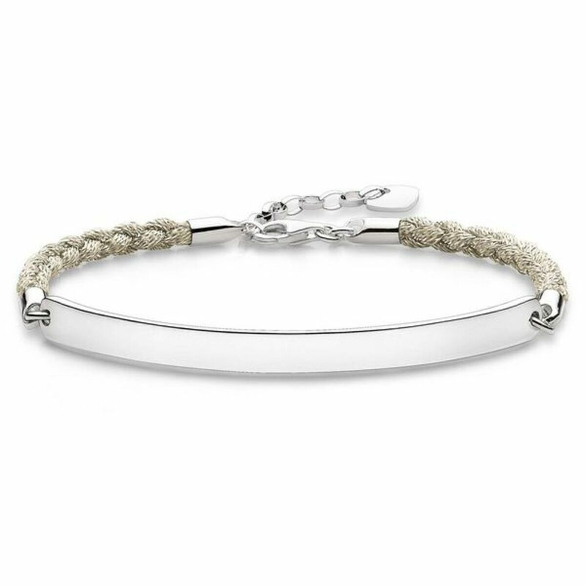 Ladies' Bracelet Thomas Sabo LBA0029-173-19 Silver White 15-18 cm 19,5 cm 16,5-19,5 cm