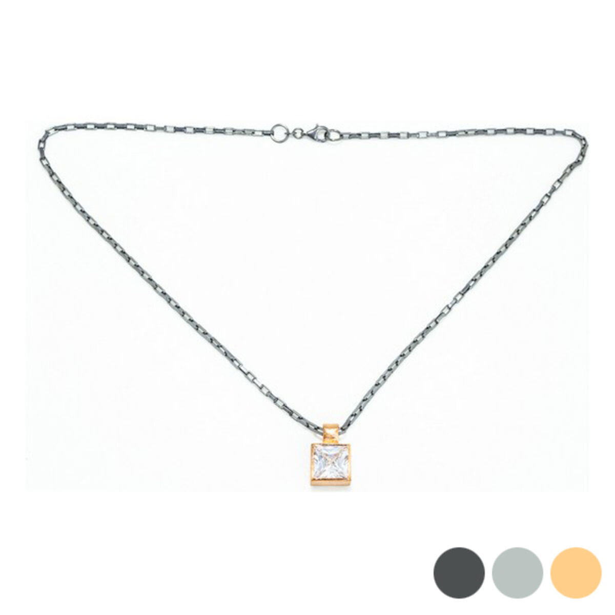 Ladies'Necklace Demaria DMC6110289 (45 cm) White