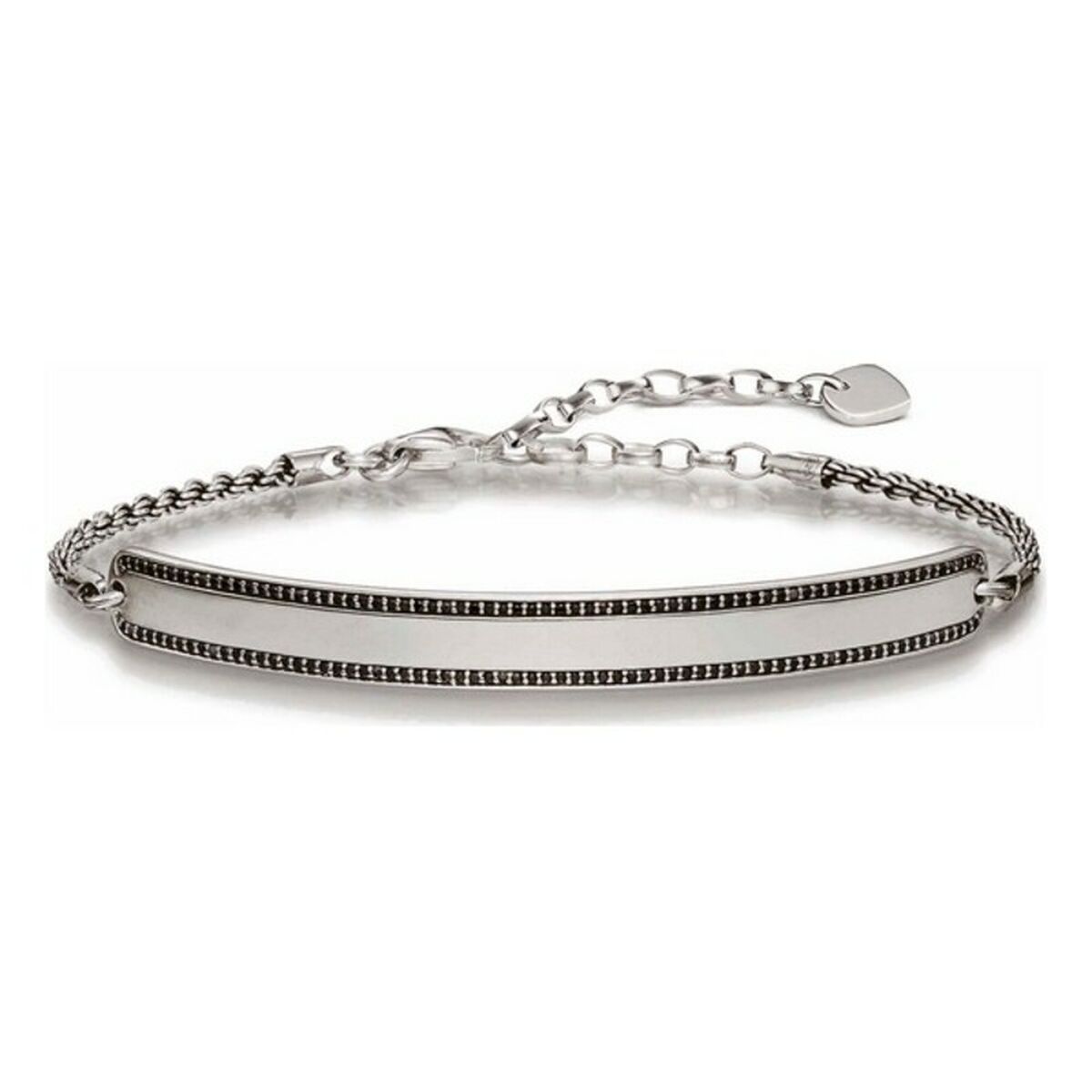Unisex Bracelet Thomas Sabo LBA0009-643-11 Silver Black 19 cm 15-18 cm 16,5-19,5 cm