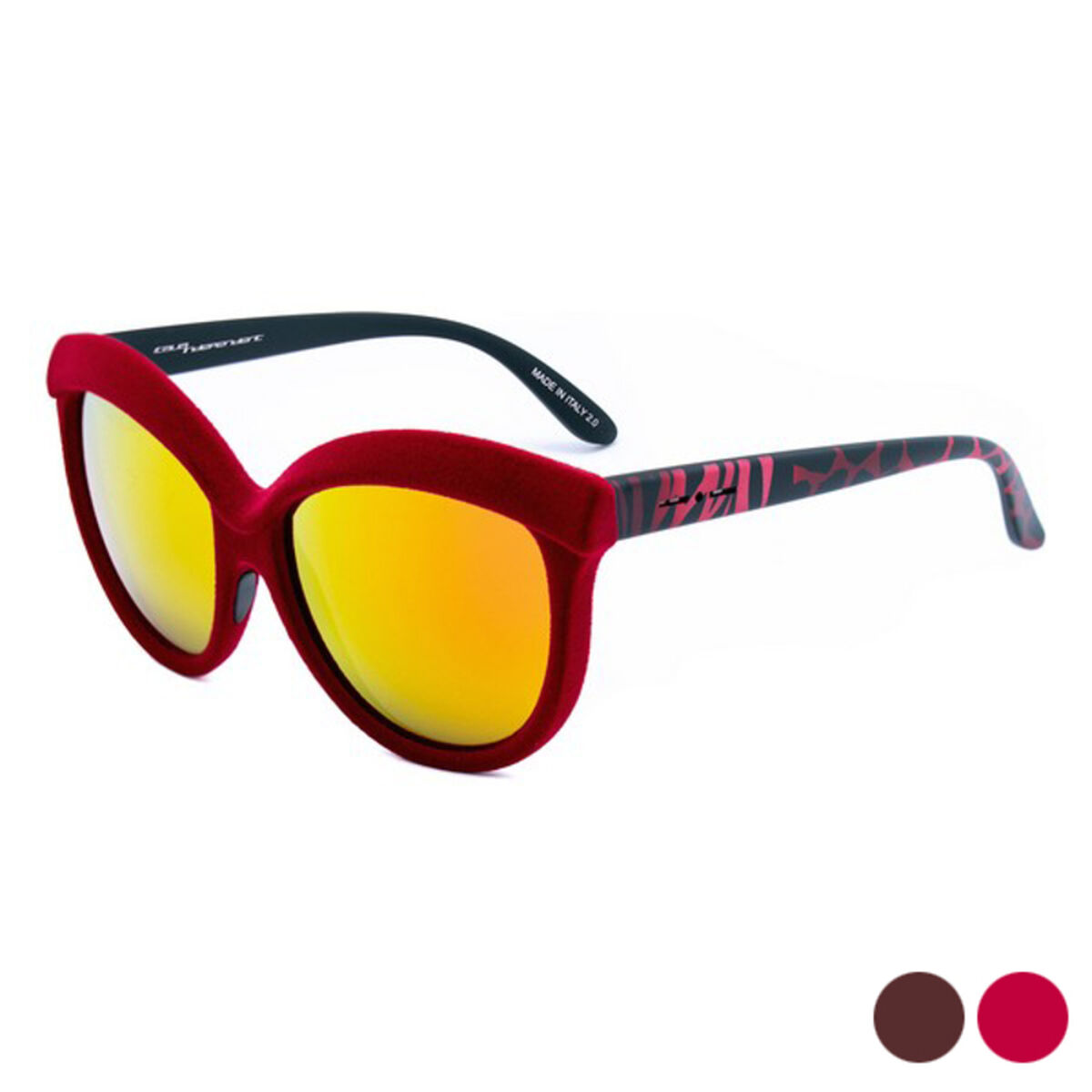 Ladies'Sunglasses Italia Independent (ø 58 mm) (Mineral) (ø 58 mm) Red