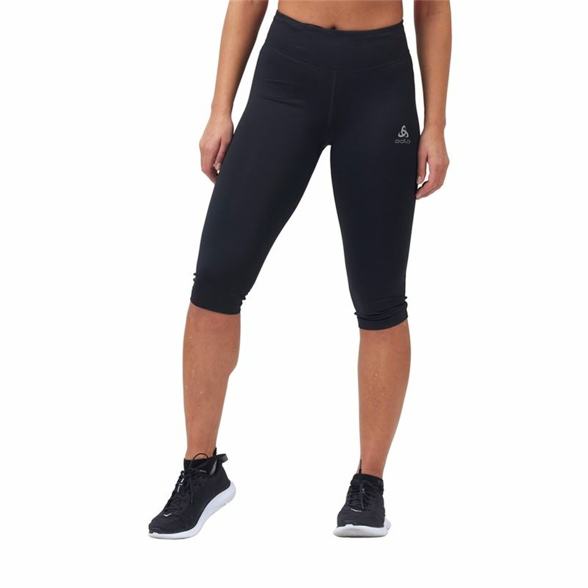 Women's Cropped Sports Pants Odlo 3/4 Essential Black S
