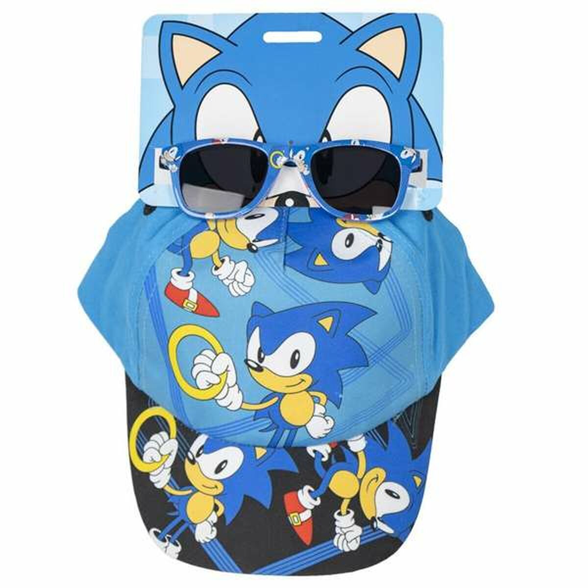Set of cap and sunglasses Sonic 2 Pieces Children's